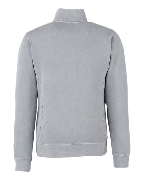 Pigment-Dyed Fleece Quarter-Zip Pullover | USA Decoration