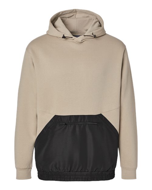 Mixed Media Hooded Sweatshirt | USA Decoration