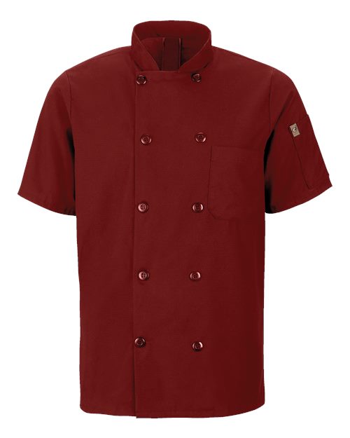 Mimix™ Short Sleeve Chef Coat with OilBlok | USA Decoration