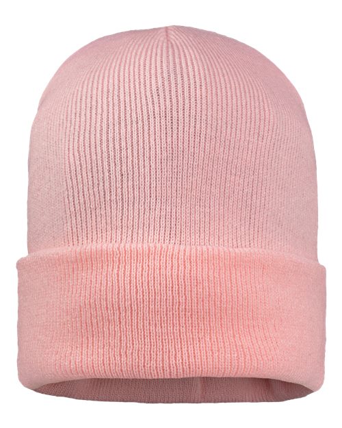 12" Jersey Lined Cuffed Beanie | USA Decoration