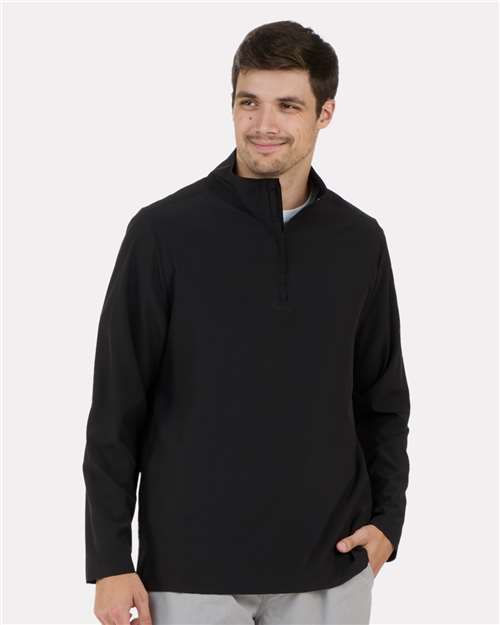 Quarter-Zip Stretch Pullover | USA Decoration