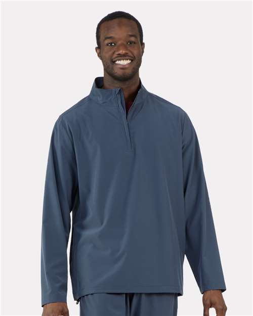 Quarter-Zip Stretch Pullover | USA Decoration