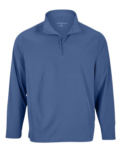 Quarter-Zip Stretch Pullover | USA Decoration