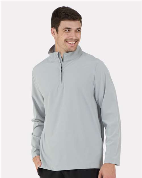 Quarter-Zip Stretch Pullover | USA Decoration