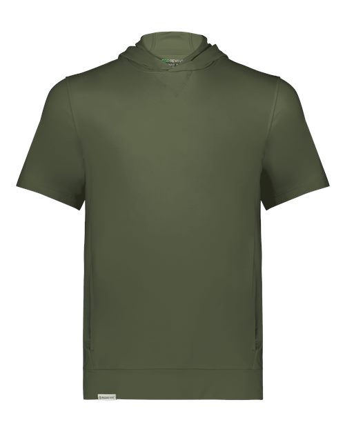 Eco Revive™ Youth Ventura Soft Knit Short Sleeve Hoodie | USA Decoration