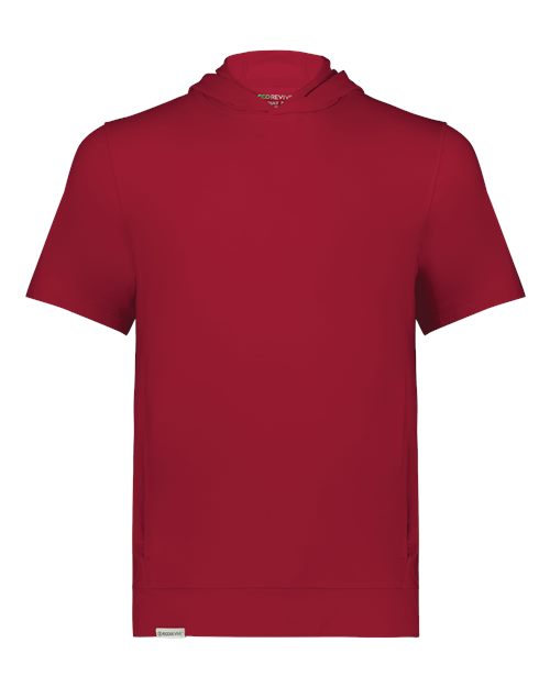 Eco Revive™ Youth Ventura Soft Knit Short Sleeve Hoodie | USA Decoration