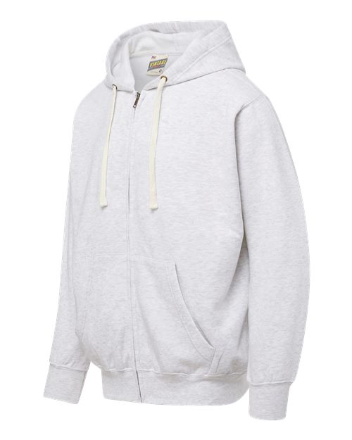 Vintage Fleece Full-Zip Hooded Sweatshirt | USA Decoration