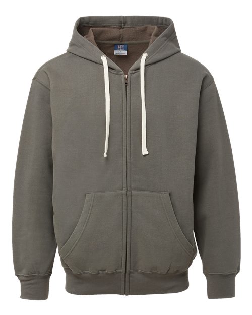 Vintage Fleece Full-Zip Hooded Sweatshirt | USA Decoration