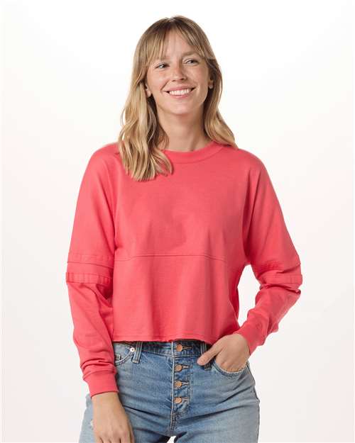 Women's Crop Retro Jesery | USA Decoration