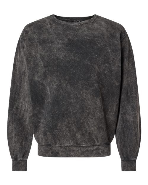 Premium Fleece Mineral Wash Crewneck Sweatshirt | USA Decoration