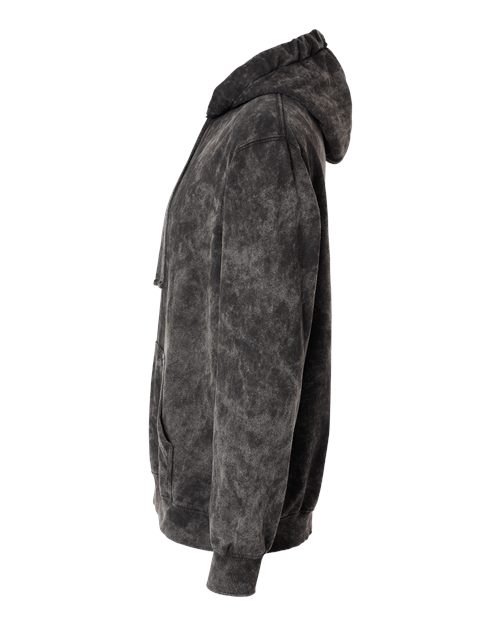 Premium Fleece Mineral Wash Hooded Sweatshirt | USA Decoration