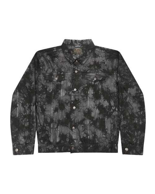 Tie-Dyed Denim Jacket | USA Decoration