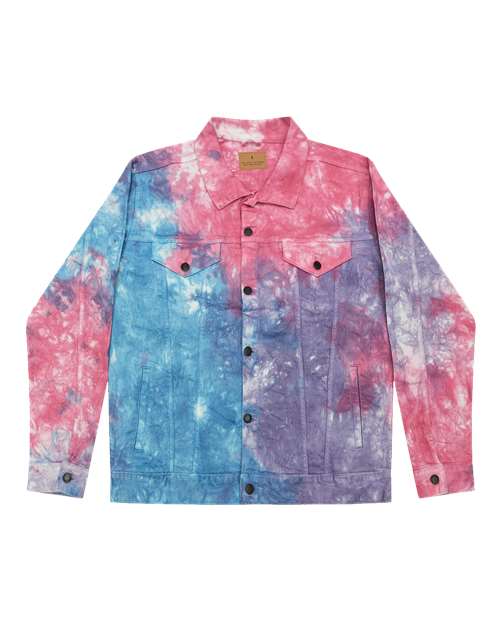 Tie-Dyed Denim Jacket | USA Decoration