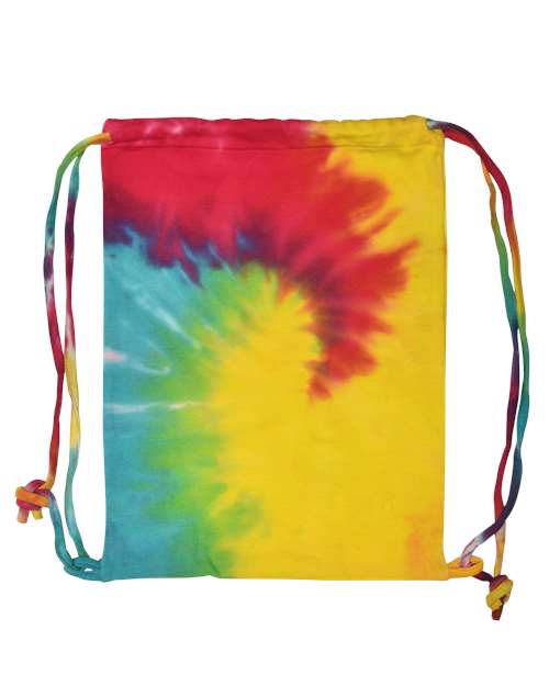 Tie-Dyed Drawstring Backpack | USA Decoration