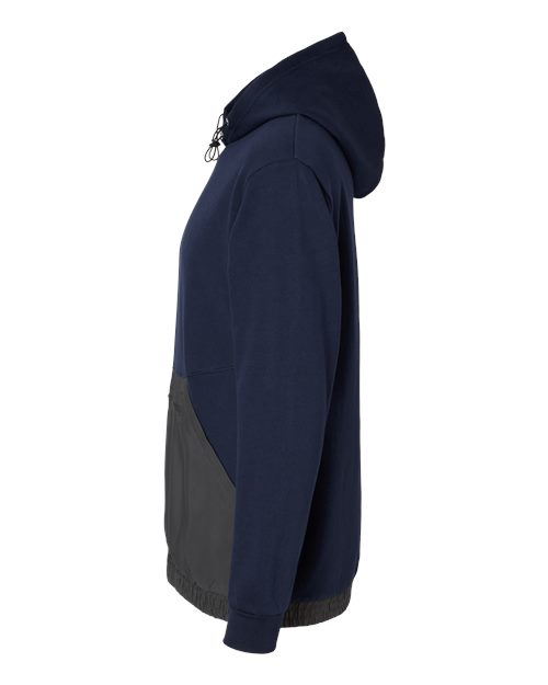 Mixed Media Hooded Sweatshirt | USA Decoration
