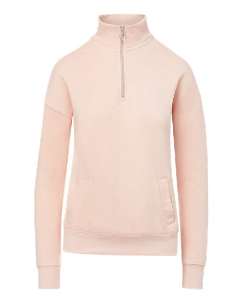 Women's Cloud Fleece Quarter-Zip Sweatshirt | USA Decoration