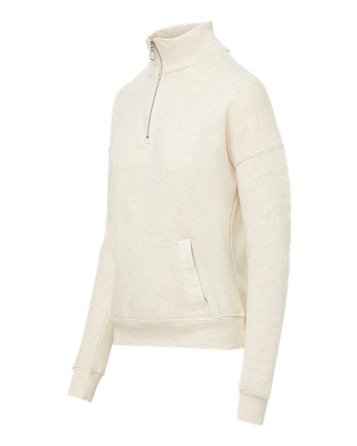 Women's Cloud Fleece Quarter-Zip Sweatshirt | USA Decoration