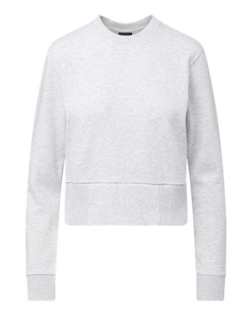 Women's Romi Cloud Fleece Crop Crewneck Sweatshirt | USA Decoration