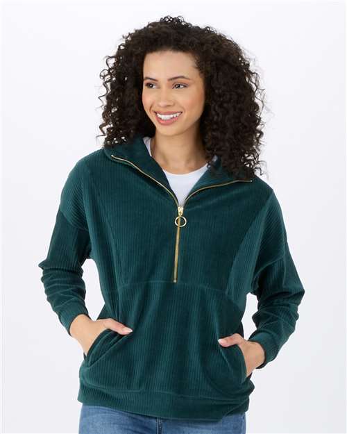 Women's Manchester Quarter Zip | USA Decoration