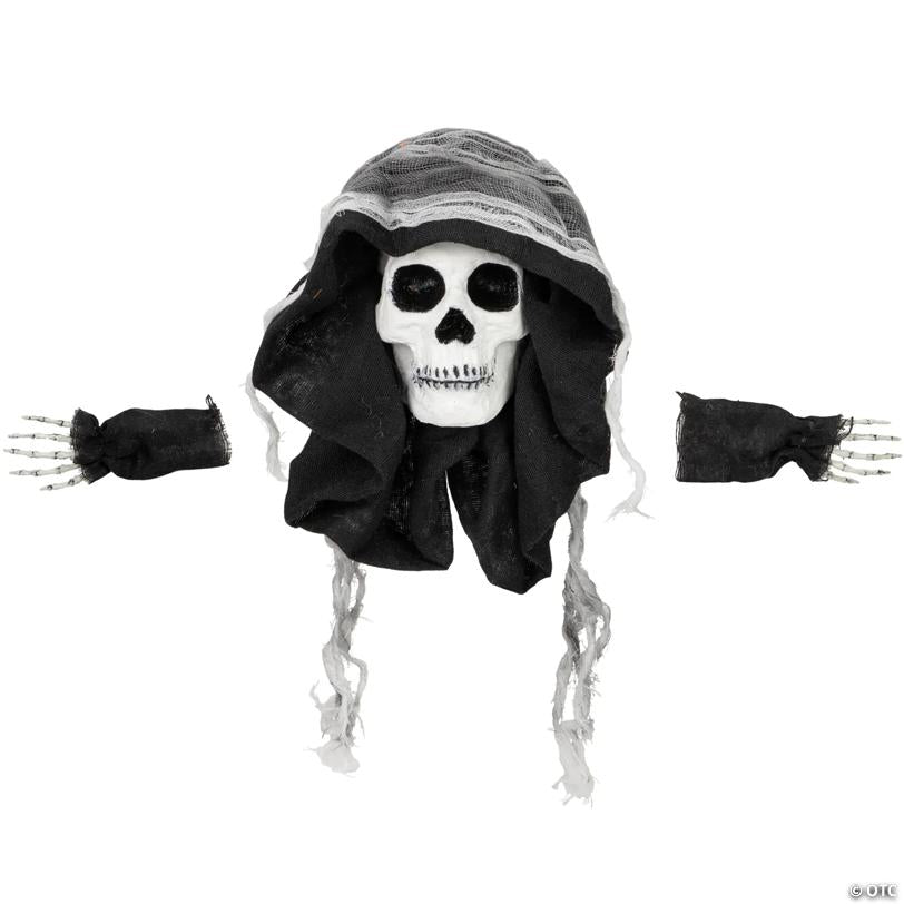10" Spooky Skeleton 3-D Halloween Window Decoration
