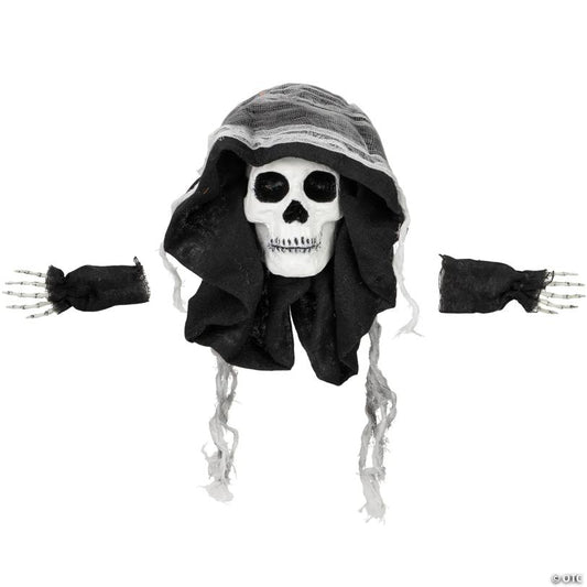 10" Spooky Skeleton 3-D Halloween Window Decoration