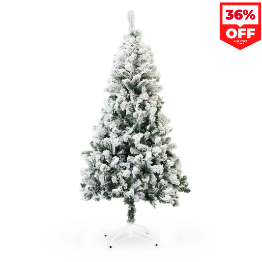 Snow Flocked Christmas Tree