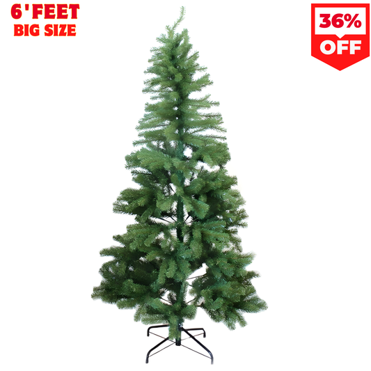 6 ft PVC Christmas Tree Evergreen
