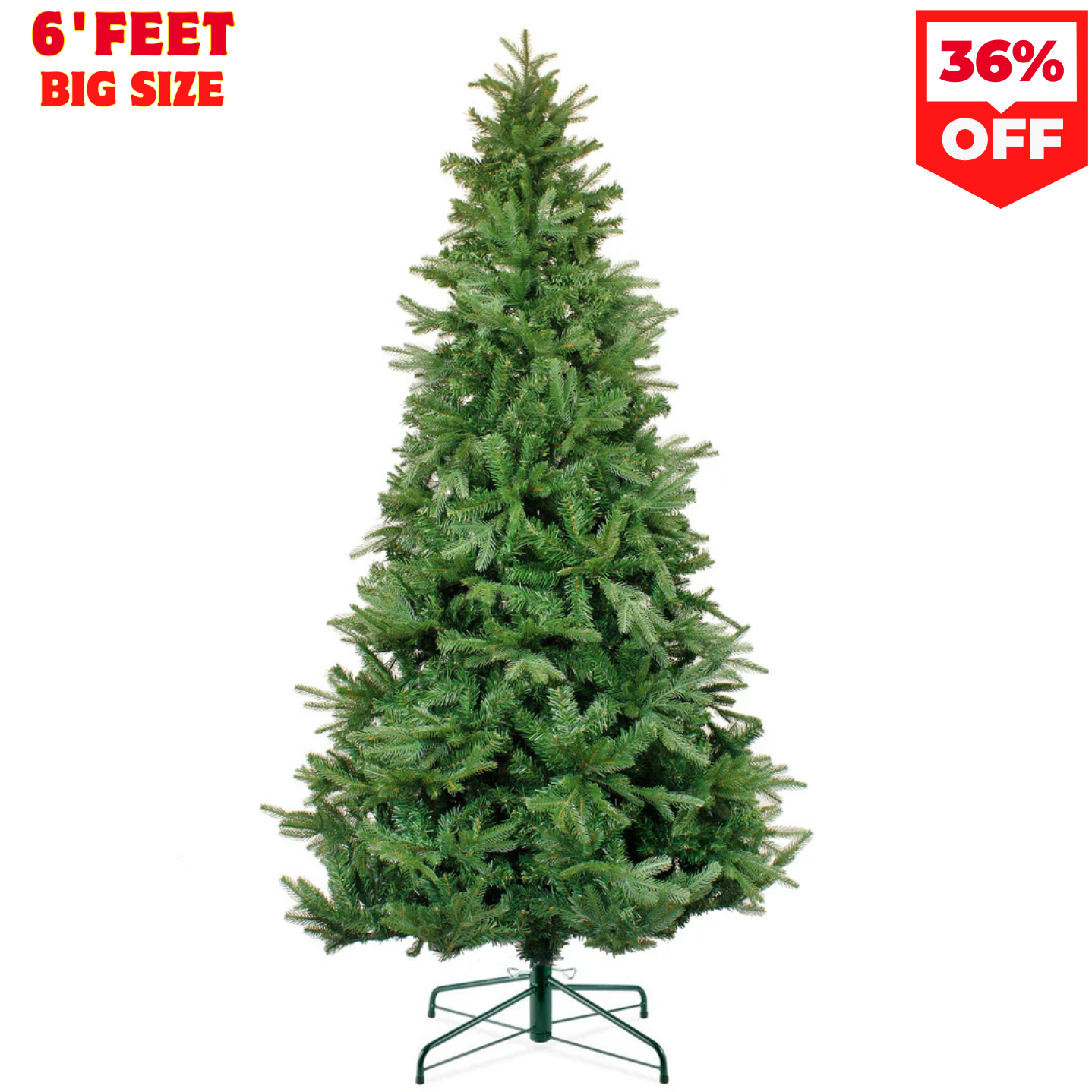 Northern Fir Full Christmas Tree 6 FT