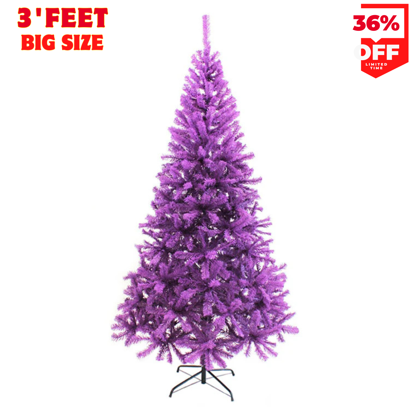 Purple Canadian Pine Christmas Tree