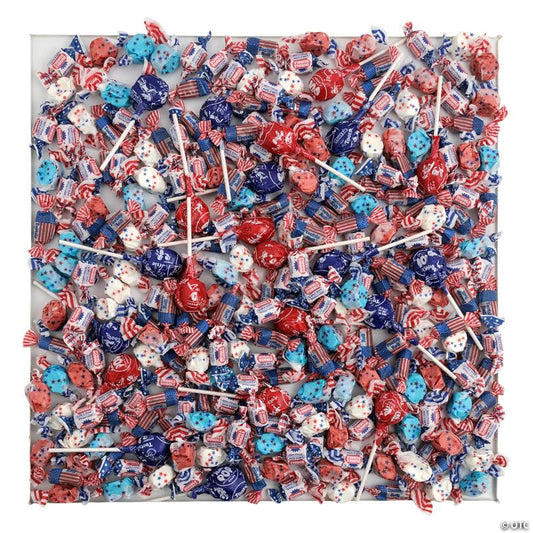 10 lbs. Bulk 1000 Pc. Patriotic Red, White & Blue Candy Assortment