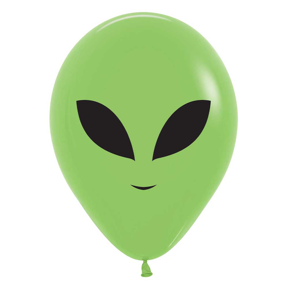 Latex Balloons Alien Deluxe Key Lime Green