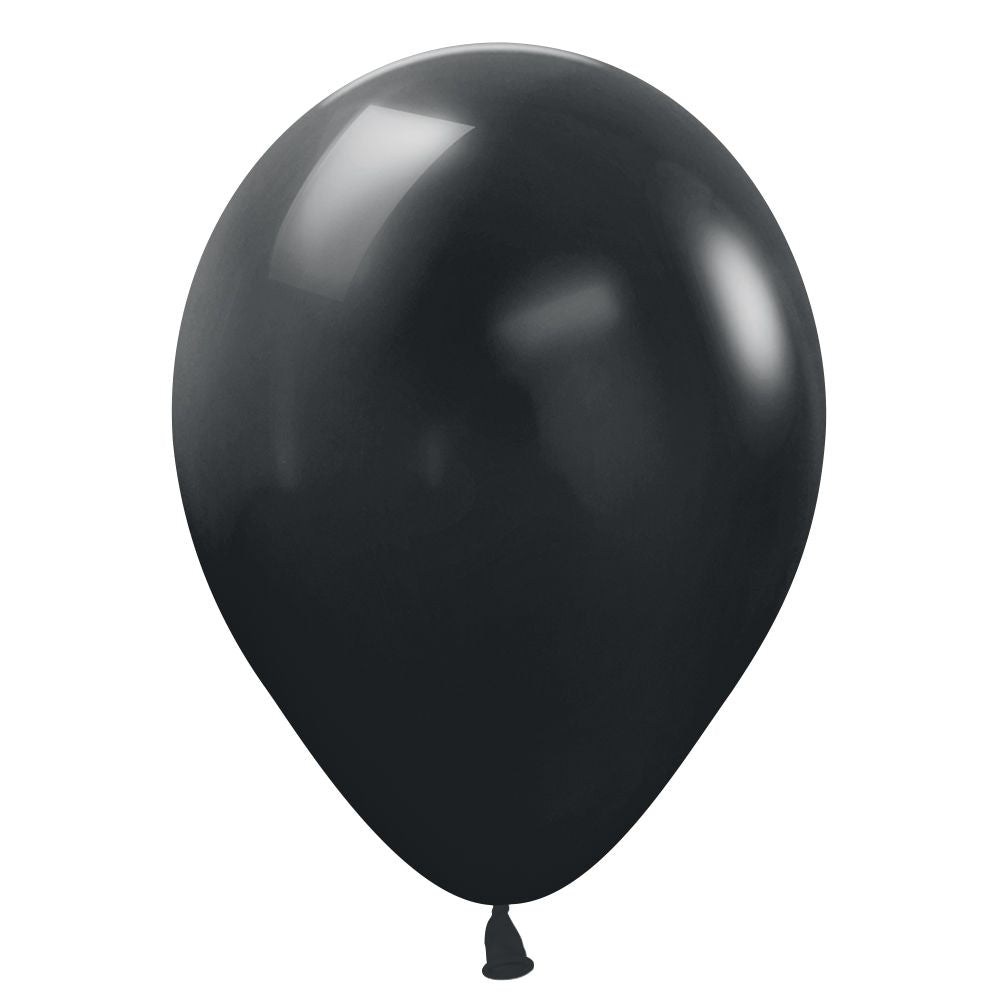Latex Balloons Black 11 Inch Sempertex Deluxe