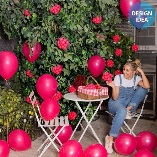 Latex Balloons 11 Inch Sempertex Deluxe Raspberry