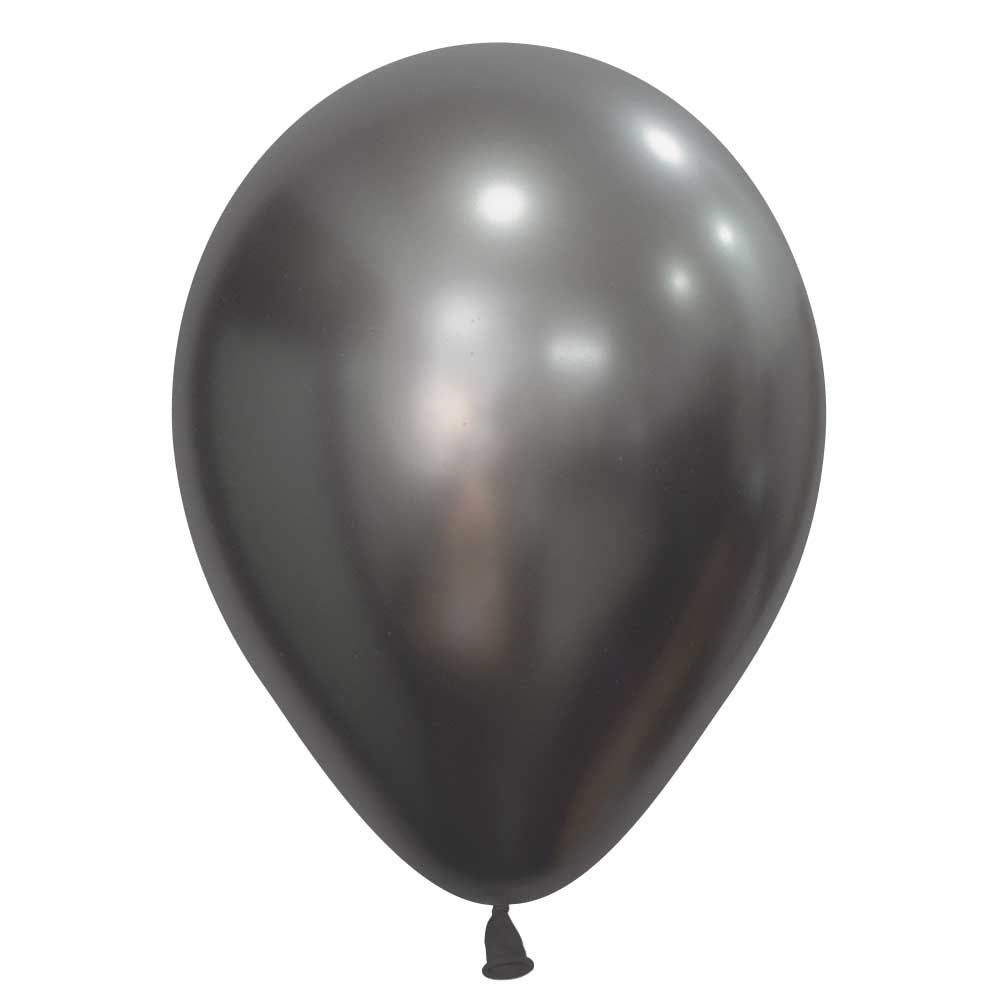 Latex Balloons 11 Inch Sempertex Silk Midnight Grey
