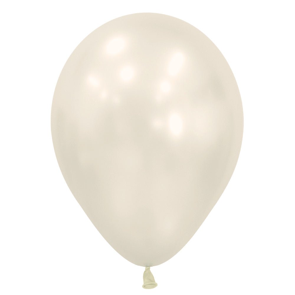 Latex Balloons 11 Inch Sempertex Silk Oyster White