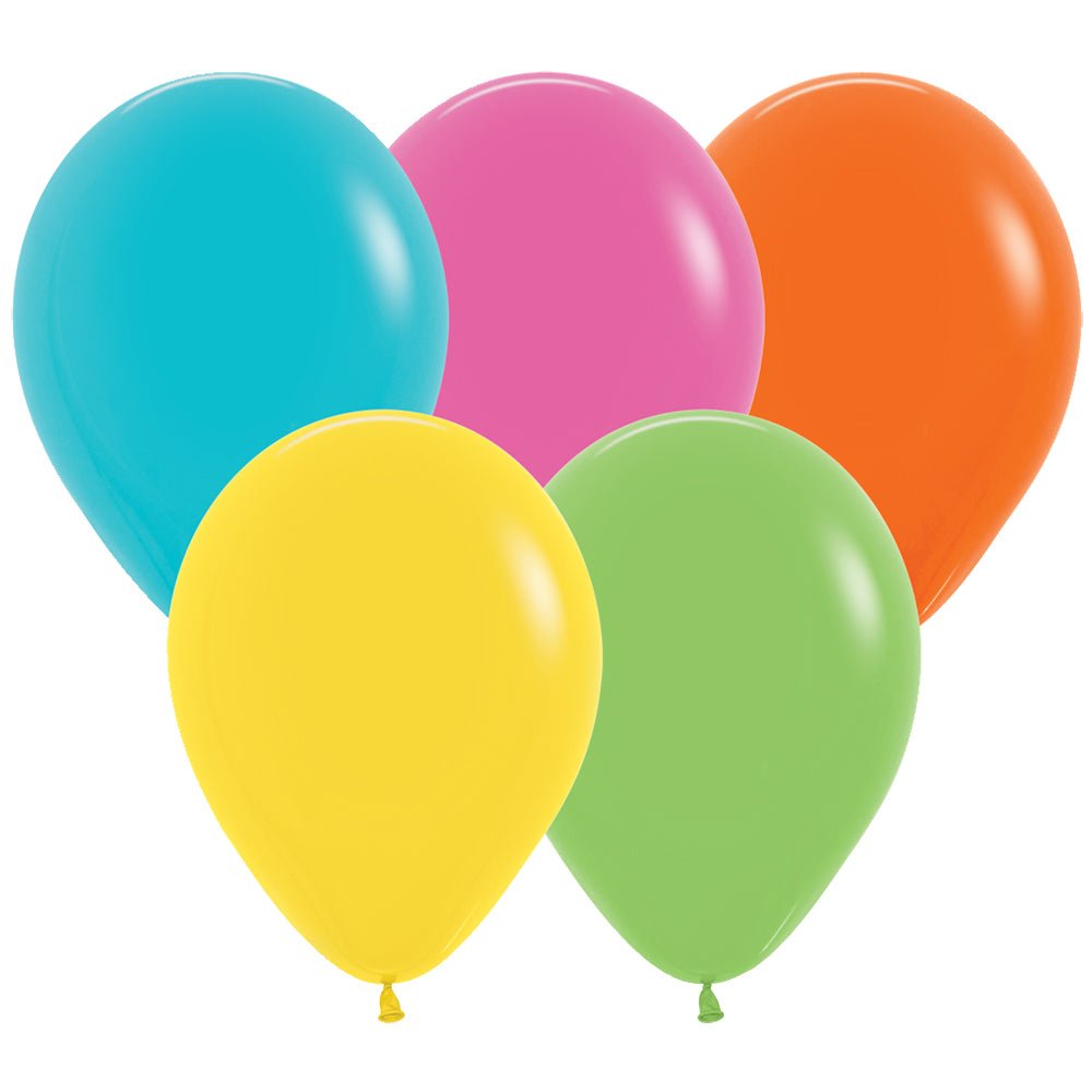 Latex Balloons Tropical Assortment 11 Inch