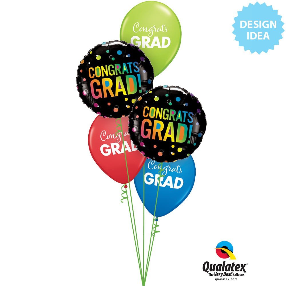 Graduation Latex Balloons Assorted Colors