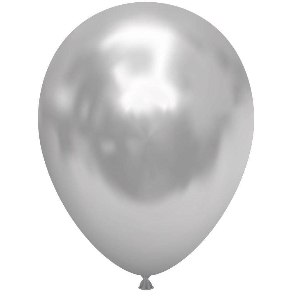 Latex Balloons Silvery 11 Inch TUFTEX Effects