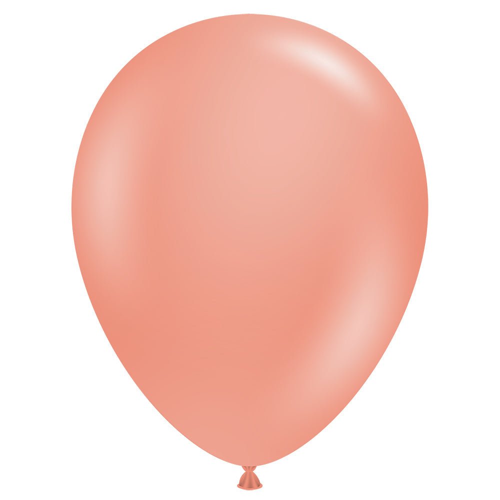 Latex Balloons 11 Inch TUFTEX Metallic Rose Gold