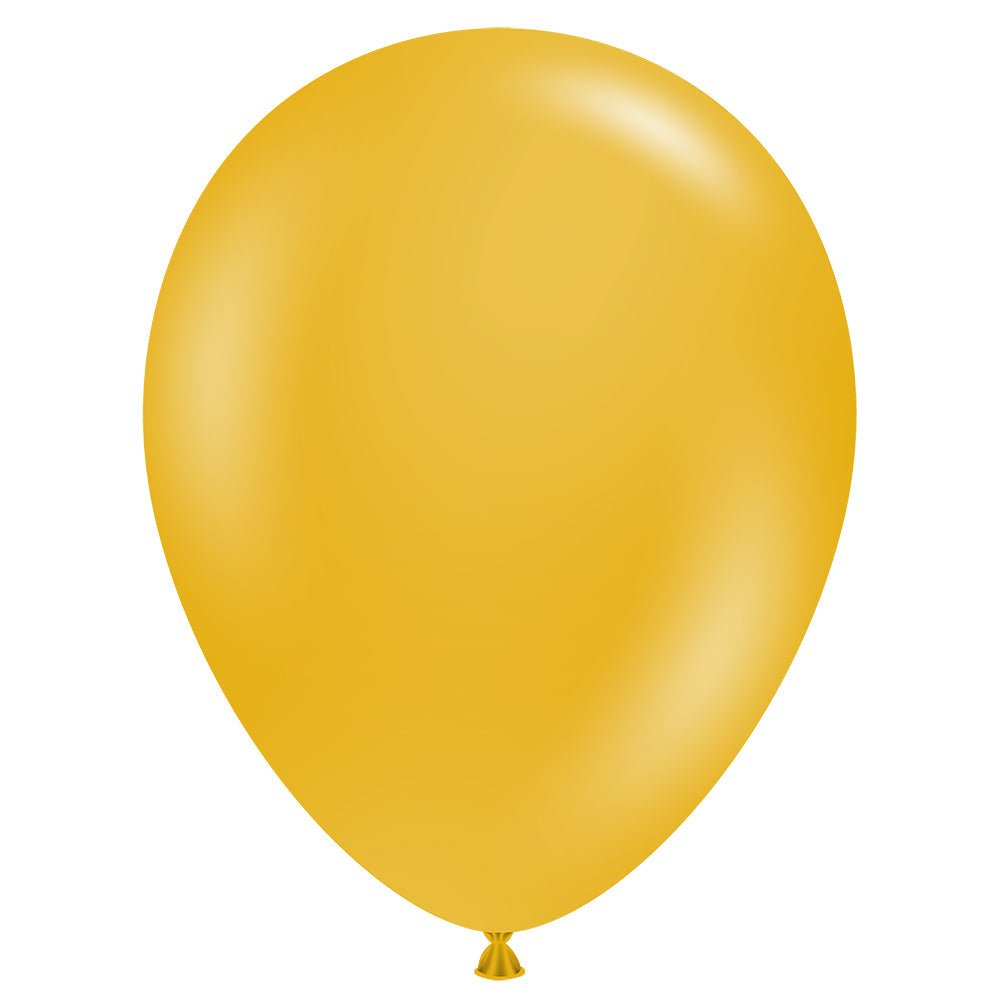 Latex Balloons 11 Inch TUFTEX Mustard