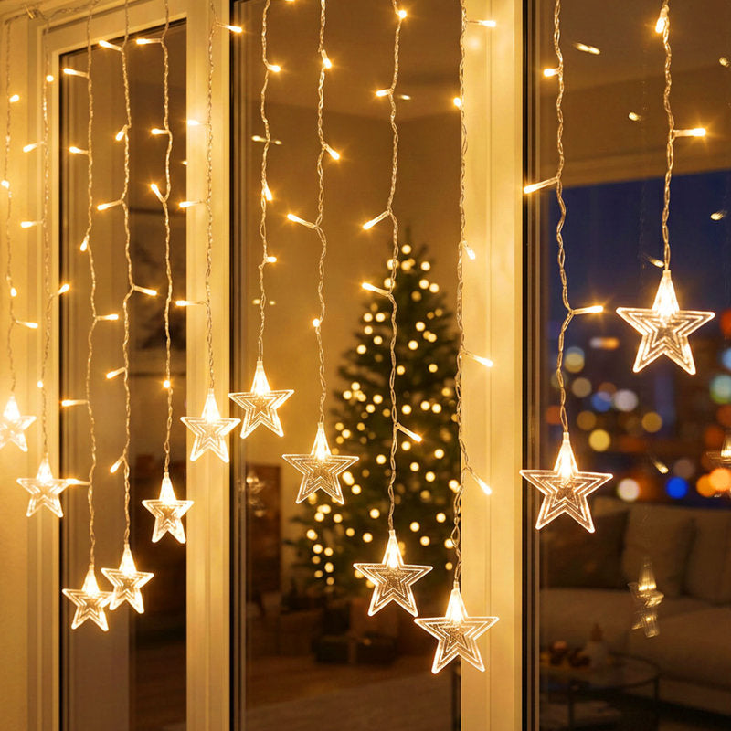11.5' Star LED String Lights