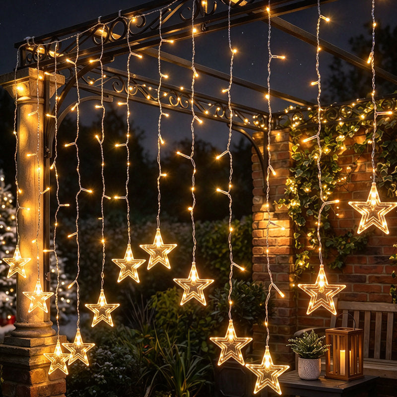 11.5' Star LED String Lights