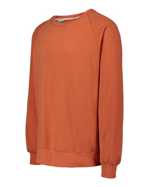 Vintage Fleece Raglan Crewneck Sweatshirt | USA Decoration