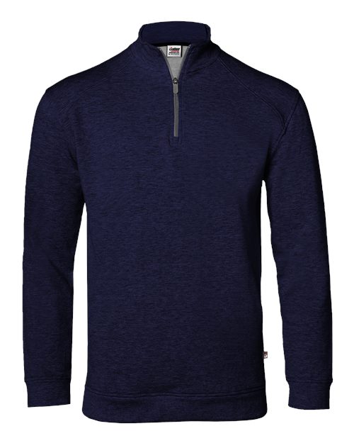 FitFlex French Terry Quarter-Zip Sweatshirt | USA Decoration