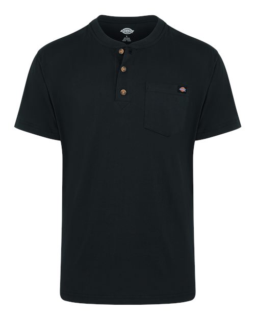 Heavyweight Traditional Short Sleeve Henley - Tall Sizes | USA Decoration