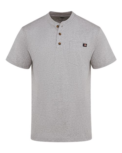 Heavyweight Traditional Short Sleeve Henley - Tall Sizes | USA Decoration