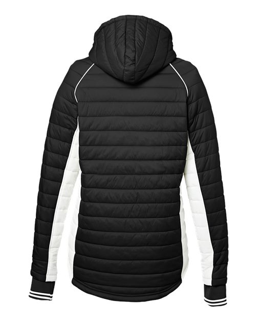 Women's Nautical Mile Hooded Puffer Jacket | USA Decoration