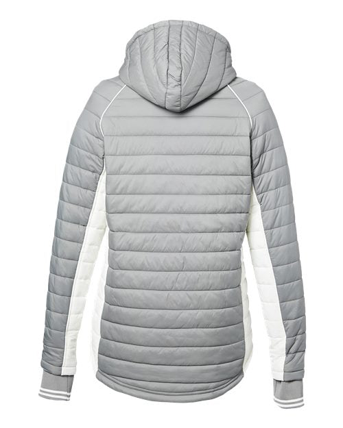Women's Nautical Mile Hooded Puffer Jacket | USA Decoration