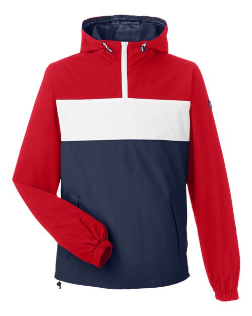 Windward Anorak Hooded Quarter-Zip Jacket | USA Decoration