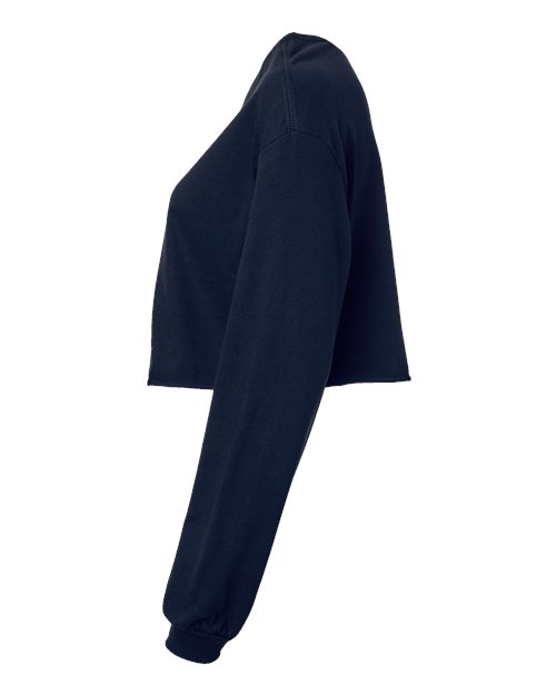 FWD Fashion Women's Crop Long Sleeve Tee | USA Decoration